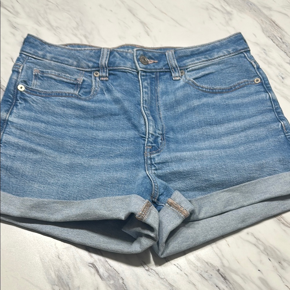 American Eagle Outfitters Light Blue Jean Shorts